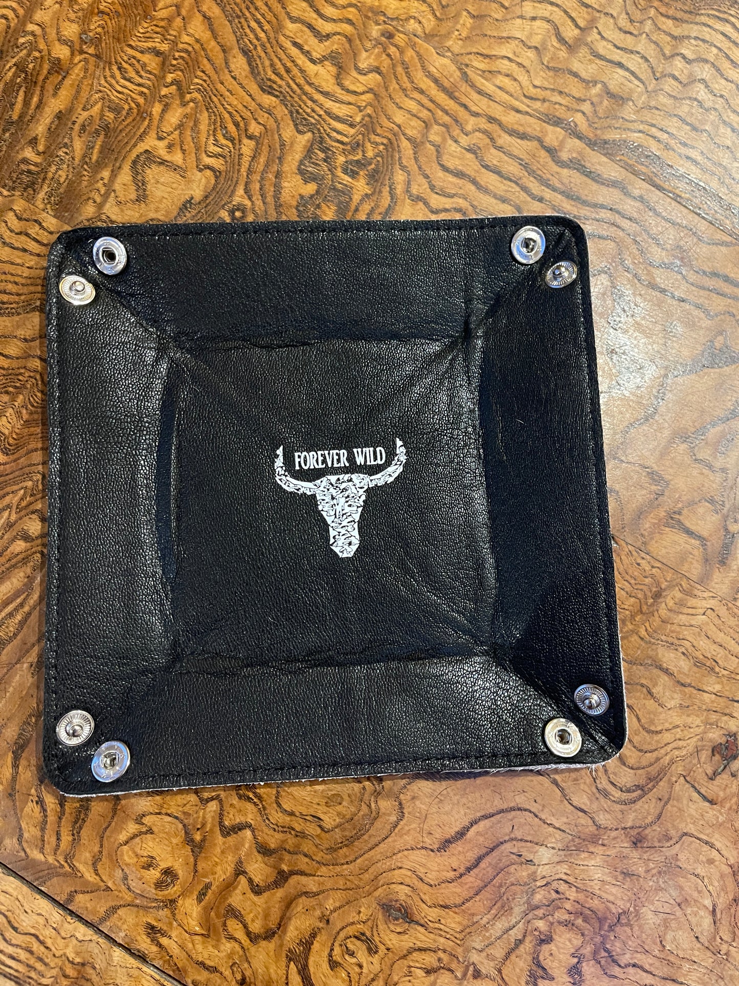 Cowhide Cufflink / Coin Tray