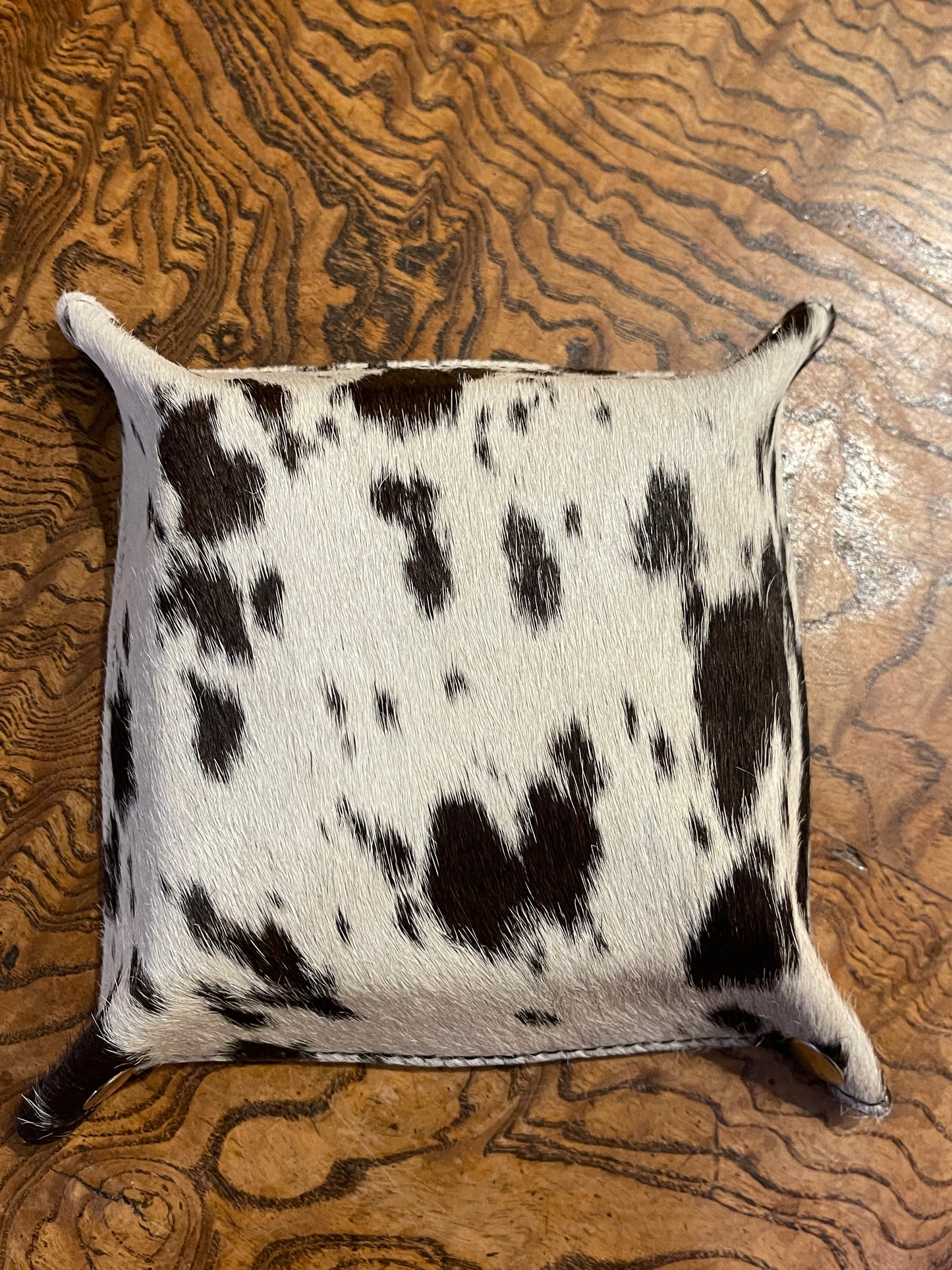 Cowhide Cufflink / Coin Tray