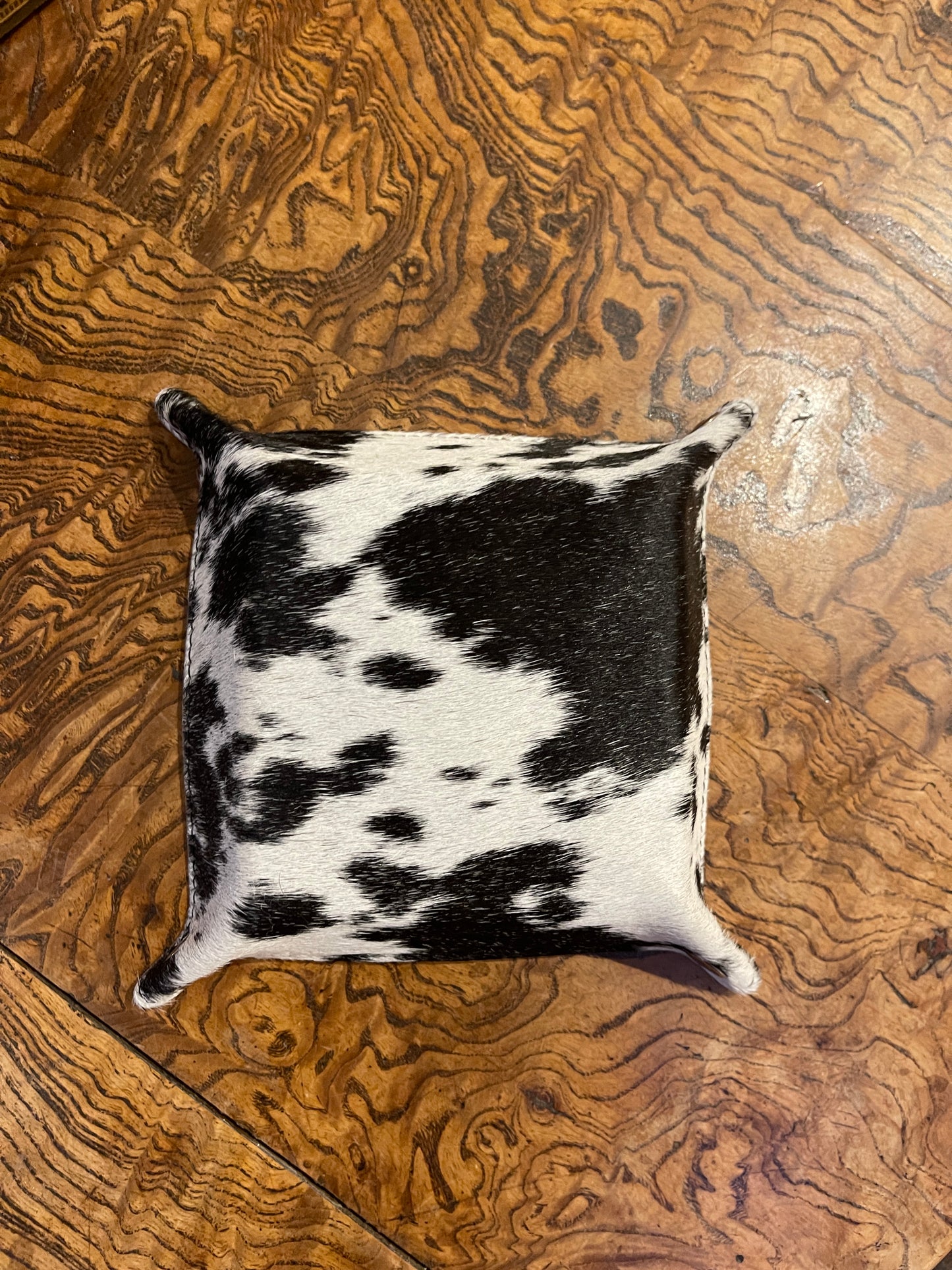 Cowhide Cufflink / Coin Tray